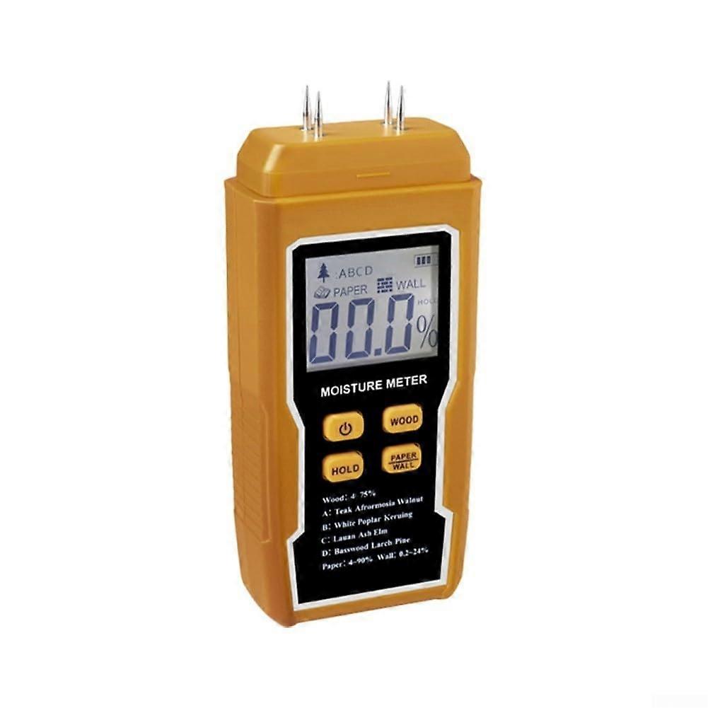Moisture tester with integrated electrode the tool for checking humidity levels in various materials