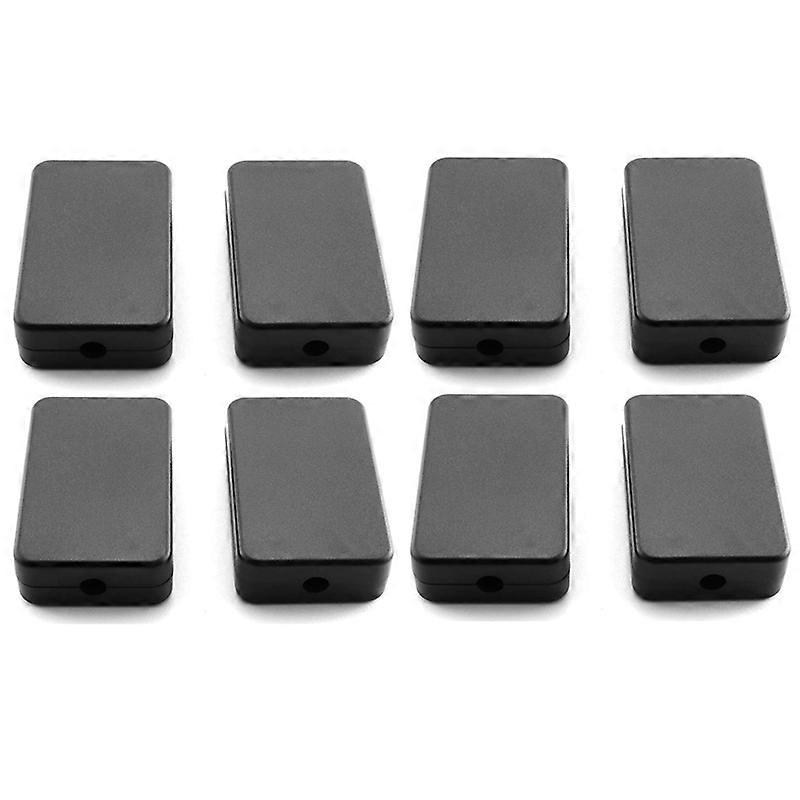 Electrical Junction Box 8PCS Electric Plastic Black Waterproof Project Junction Case 2.16X1.38X0.59