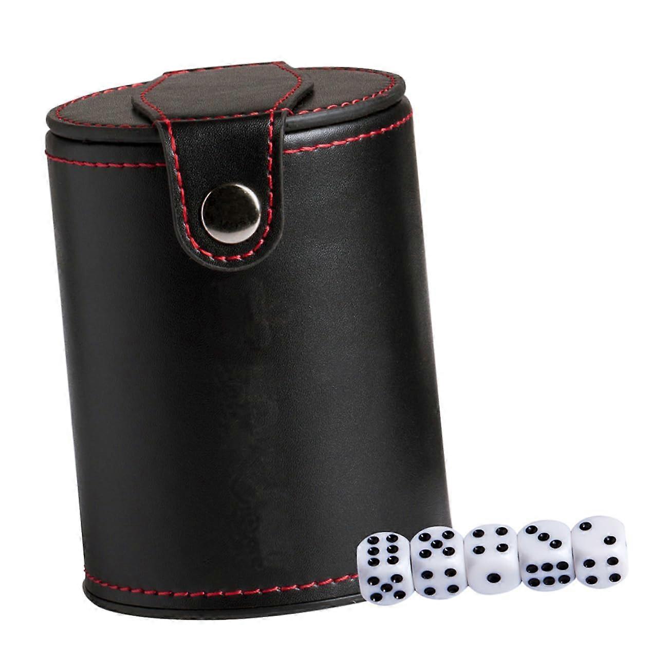 1 Set Dice Cup Set with Storage Containers and Shaking Holder for Party Table Games Club Entertainment Tools
