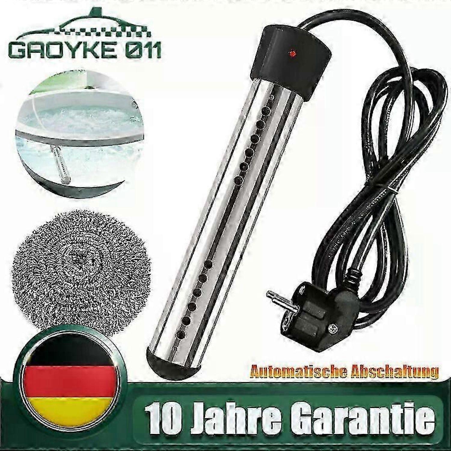 3000W Poolheizung Tauchsieder Elektrischer Badewanne Warmwasserbereiter Heizung -HK