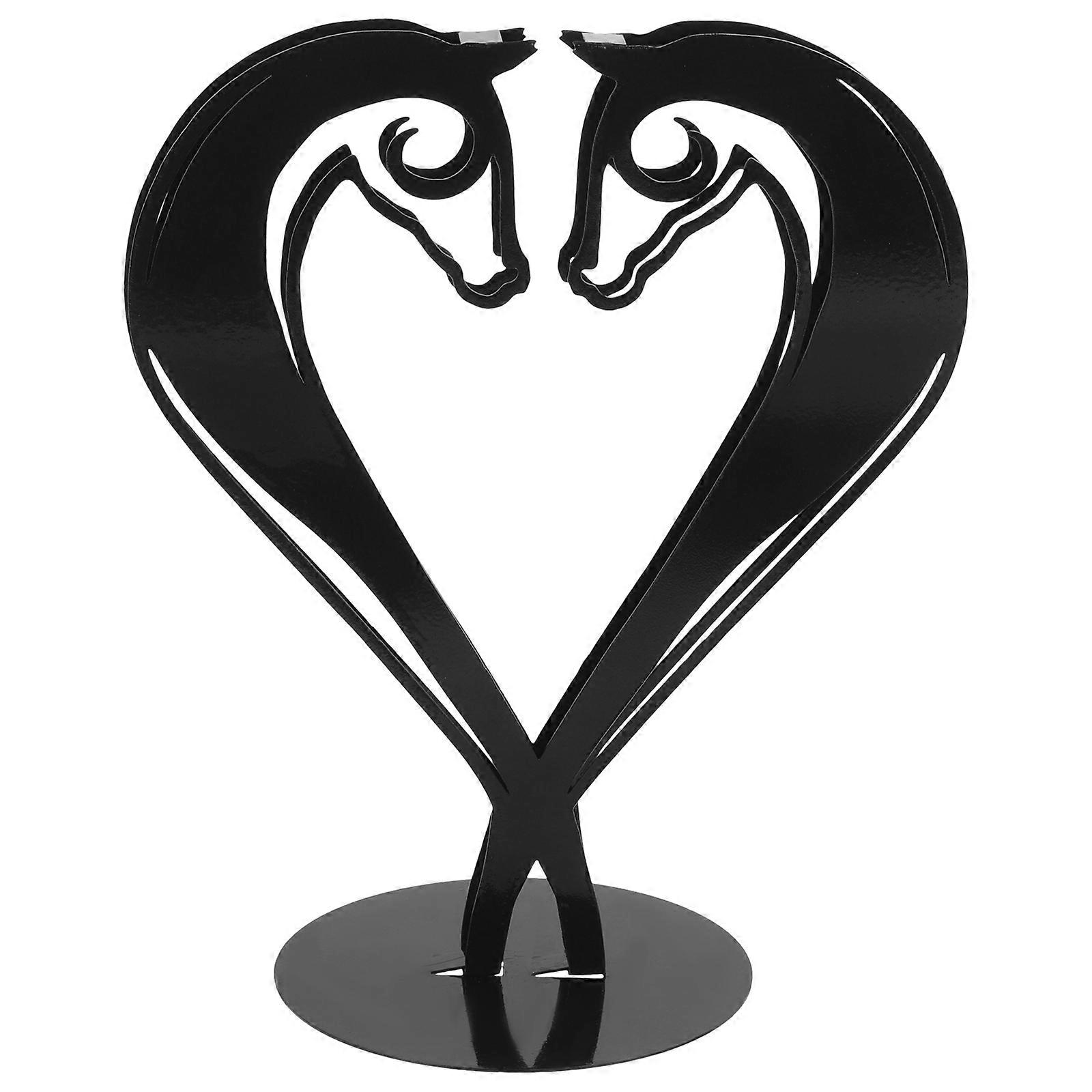 Novelty Horse Shape Decor For Living Room And Indoor Spaces 7.86X6.48X3.93In Modern Style 1Pack