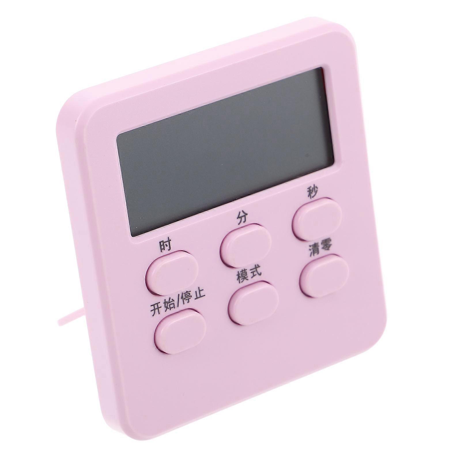 Digital Alarm Timer with Magnetic Backing, Silent Countdown Device for Cooking, Study, and Work, User Friendly Display, Rectangular Design for Home