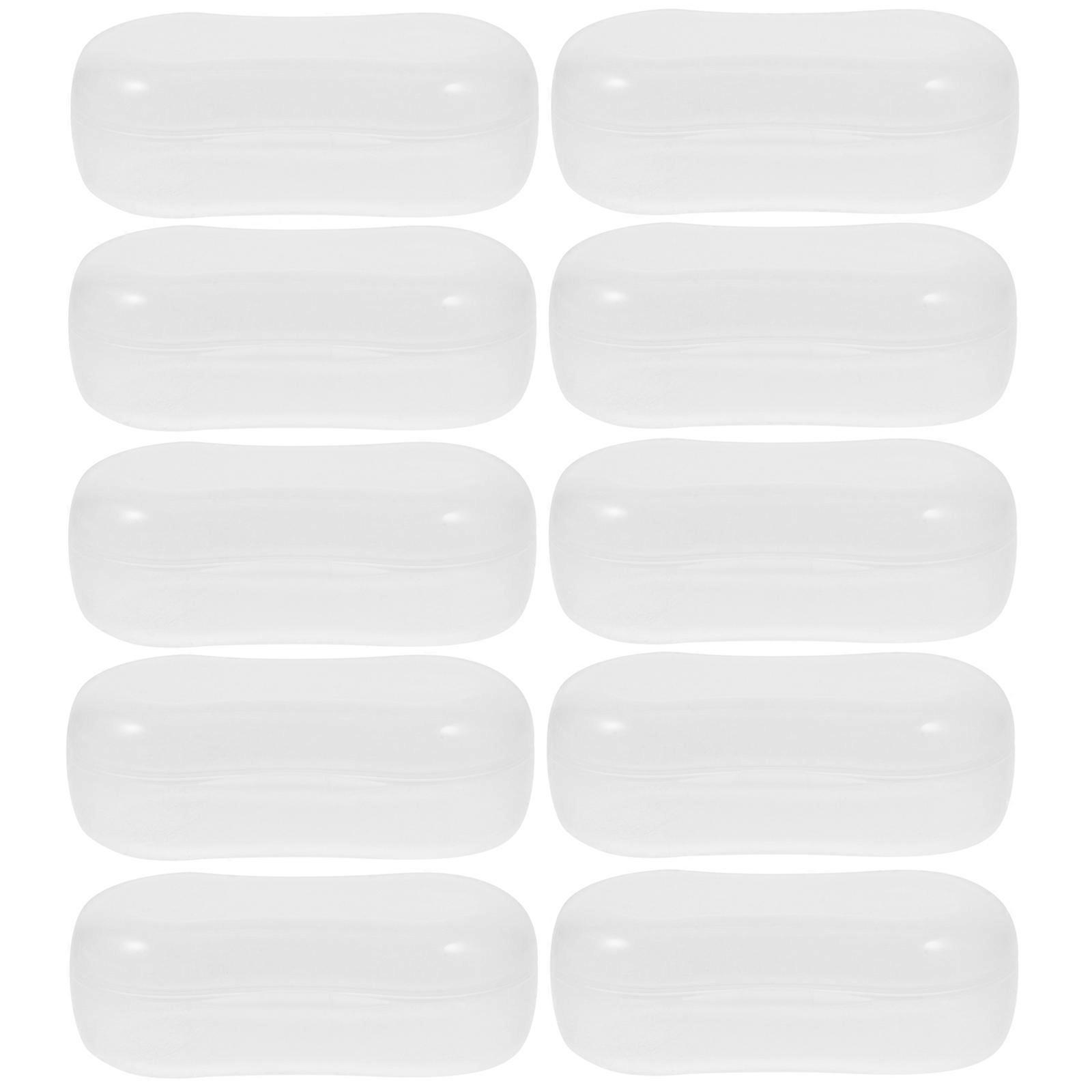 20pcs Portable Dog Finger Toothbrush Storage Box – Transparent Case for Cat Tooth Wipes, Easy Open Lightweight Design for Organizing and Protecting