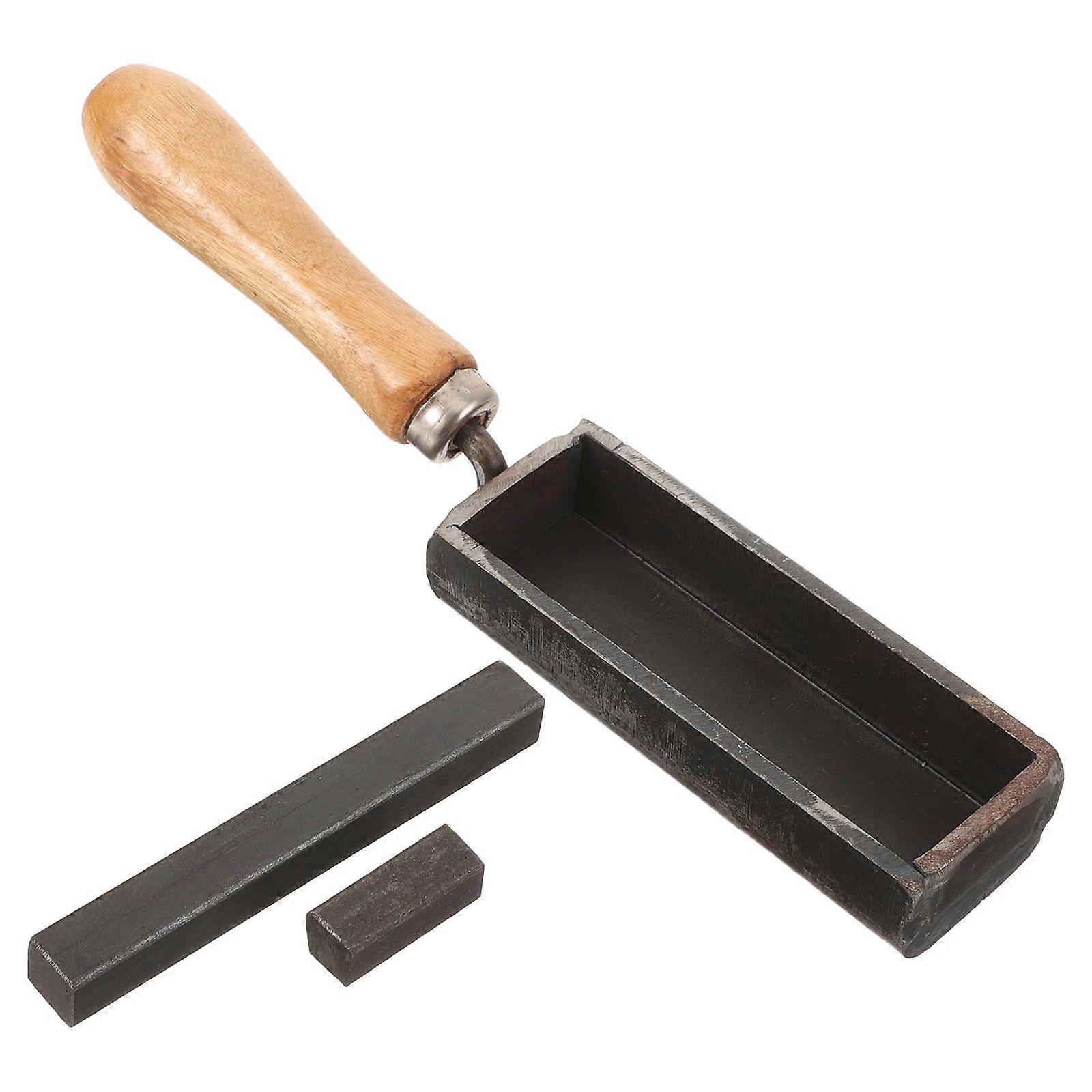 Iron Ingot Casting Mold Strip Shape For Craft Creation Artisans With High Thermal Stability 1Pack