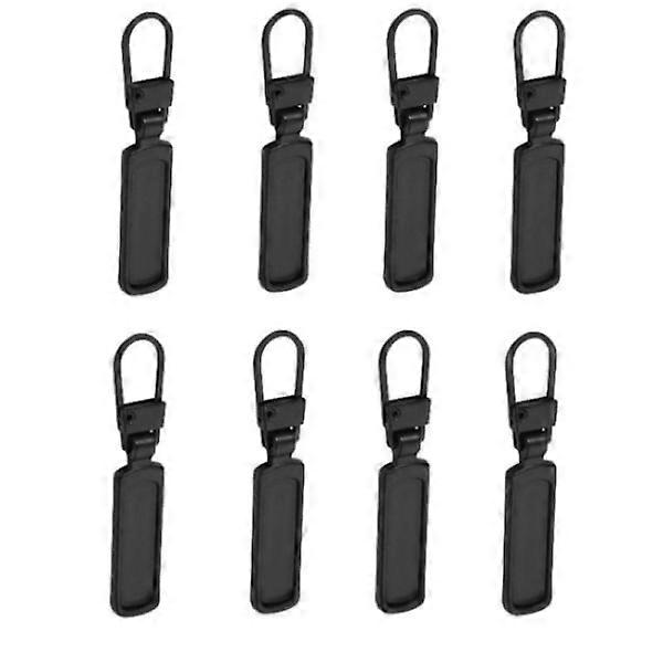 INF Zipper Pulls for Runners, 10-pack, Black