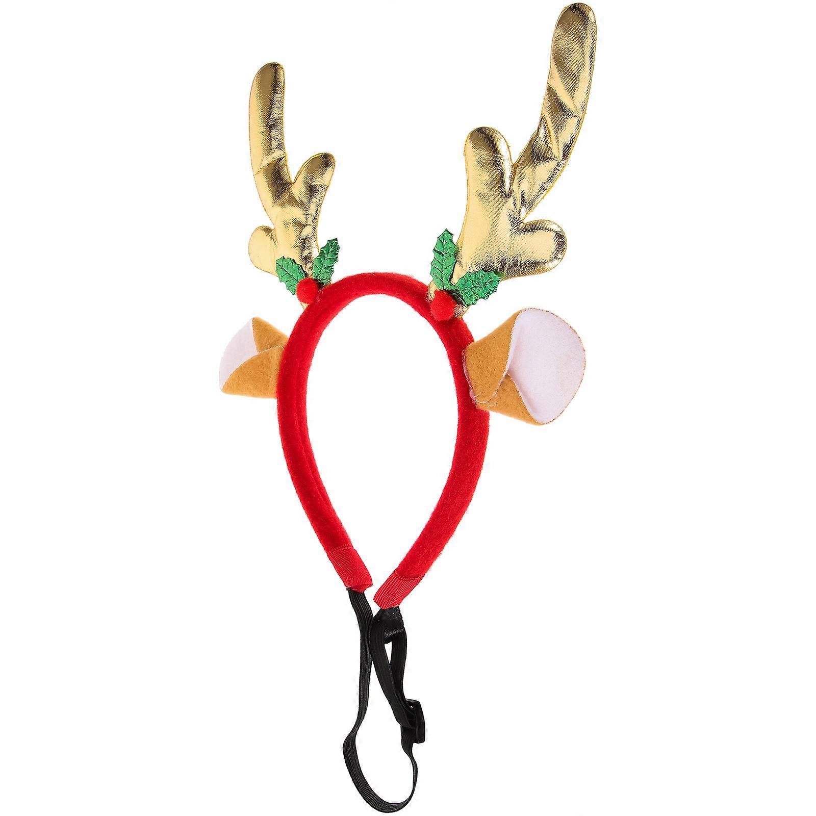 Deer Antlers Headband Photography Props For Pets Assorted Cosplay 1 Pcs