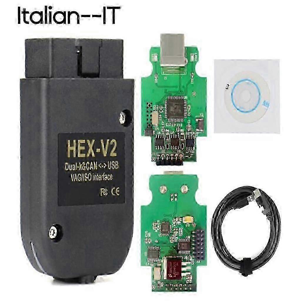 VCDS multilingue HEX X2 22.3 HEX CAN Interface USB V2 ATMEGA162+16V8+FT232RQ