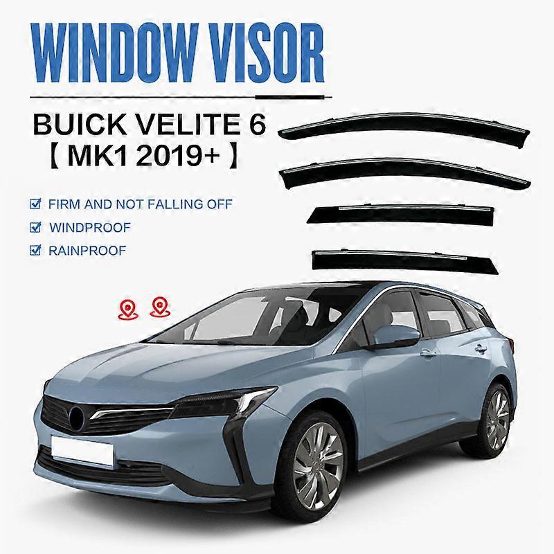 חל על עבור BUICK VELITE 6 2019+ מגן חלון לרכב מקלטי סוכך שמשה קדמית חלון צד גשם שמש צל אביזרי רכב