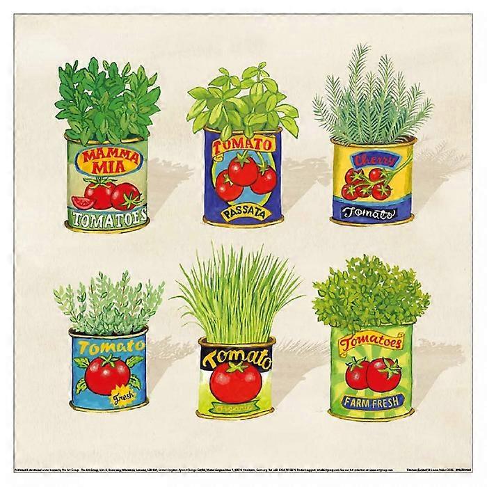 Louise Nisbet Kitchen Garden Print