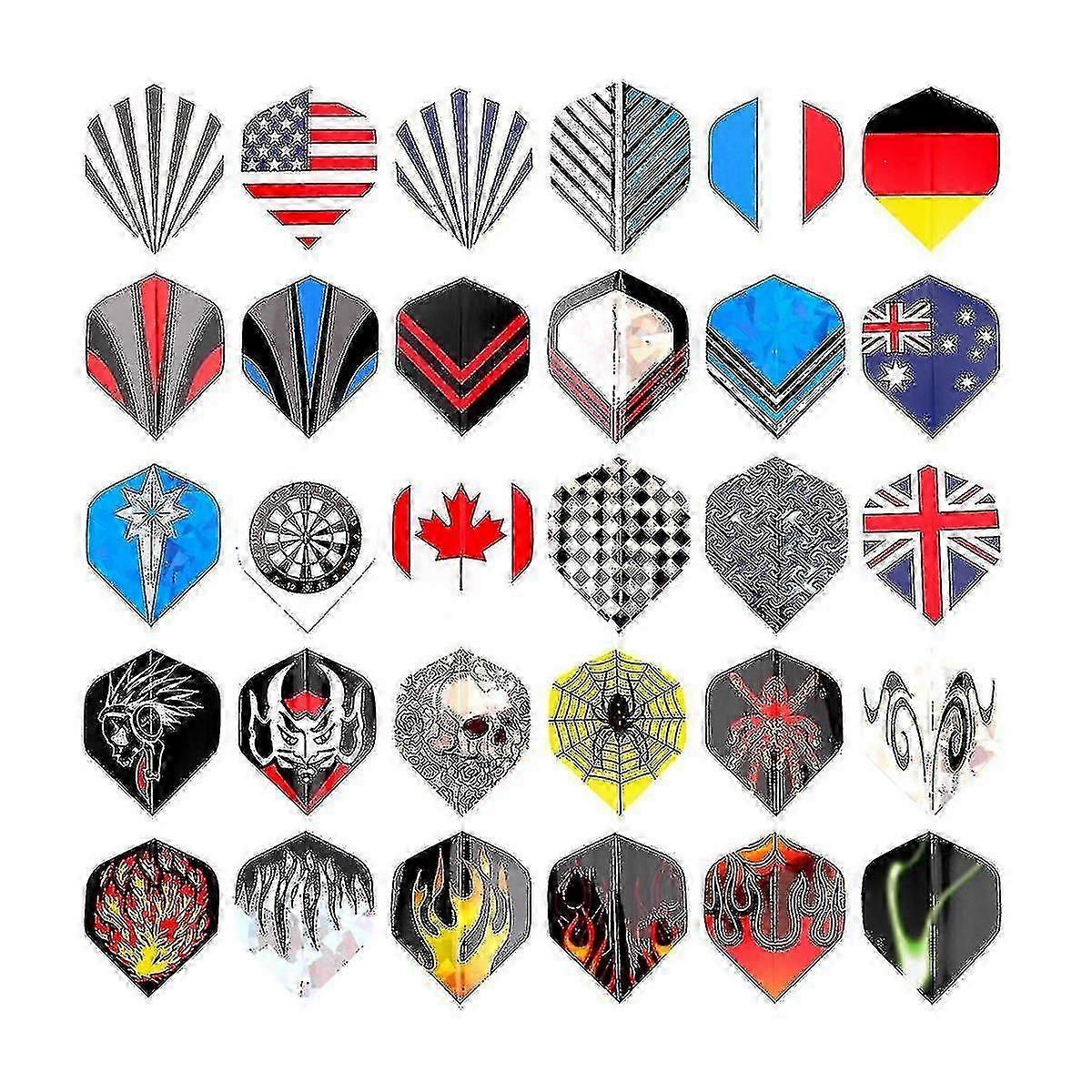 Rl 90pcs Dart Wing Game Toy Sports Dart Wing Dart Tail Wings Dart Accessory