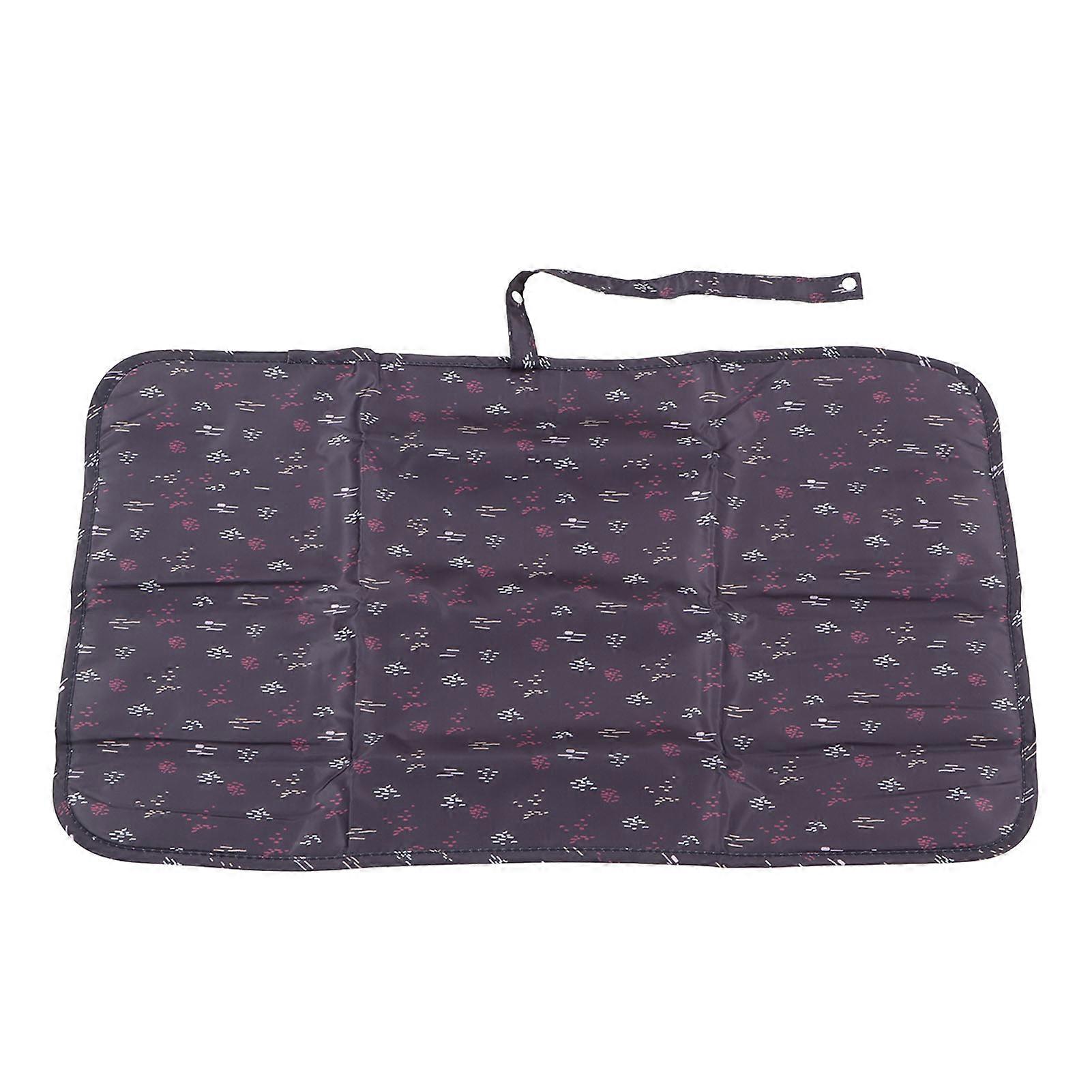 Diaper Changing Pad Waterproof Foldable Portable Nylon Baby Changing Mat for Home Car Outdoor Black Spots