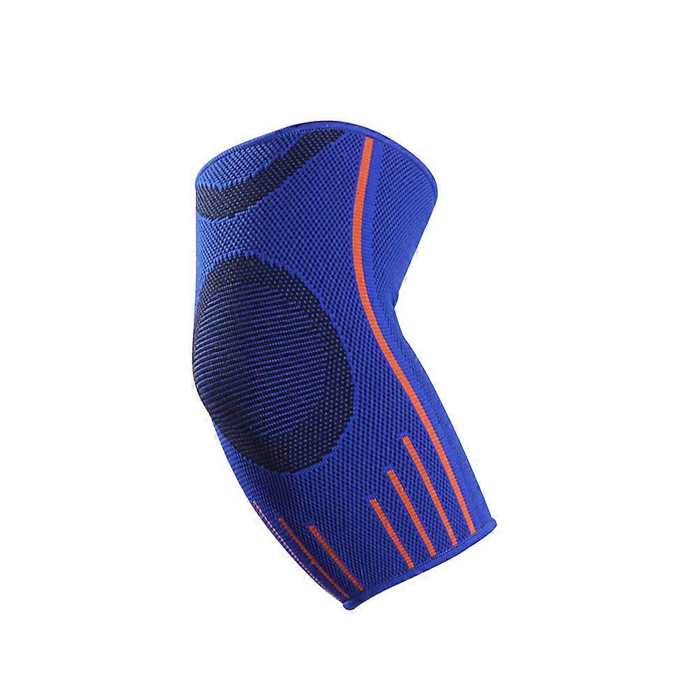 Blue Summer Sports Arm Sleeve Long Elbow Protector For Men And Women Breathable 1Set