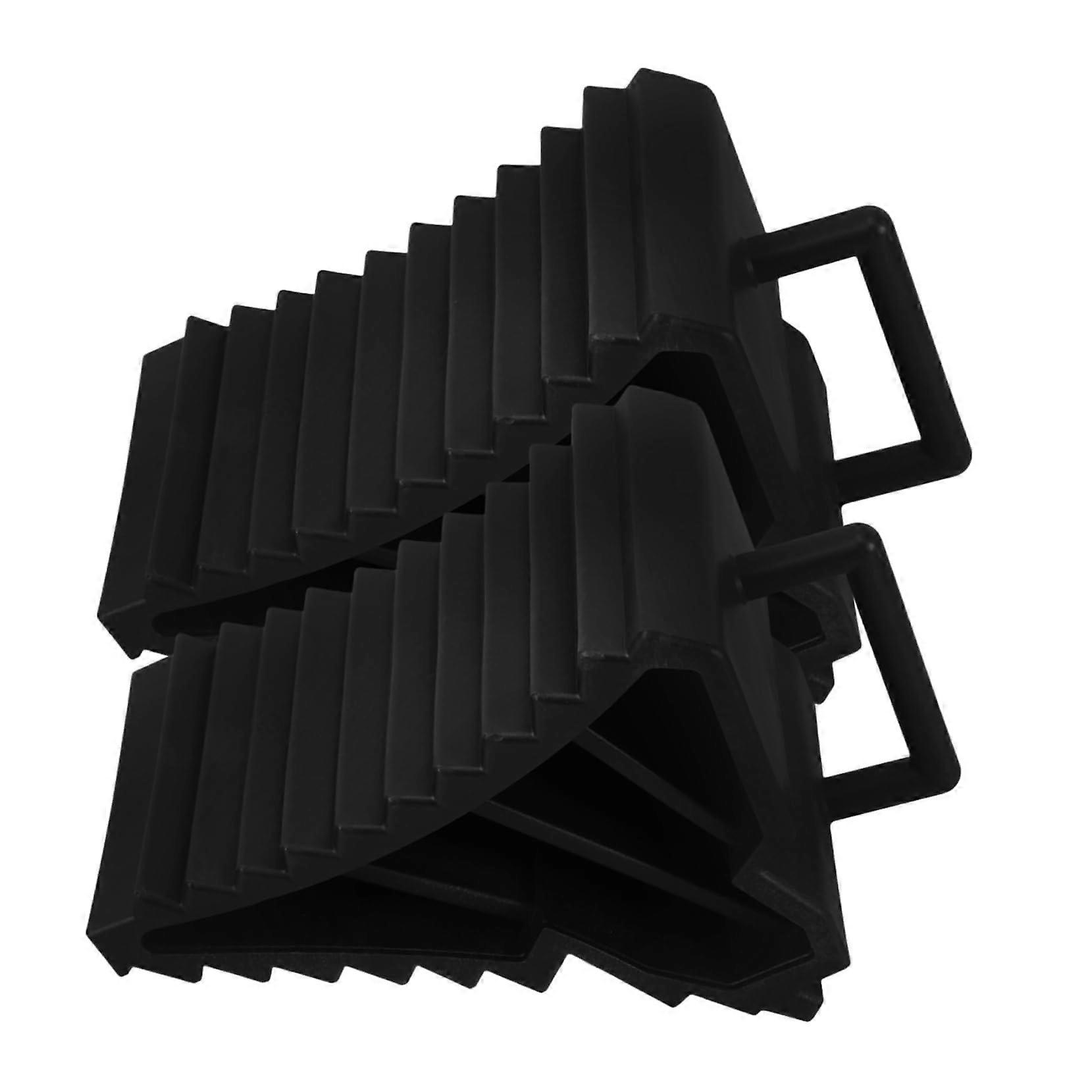 Hjulstoppere til bil, autocamper, skridsikkert dæk, kiler, hjulpropper