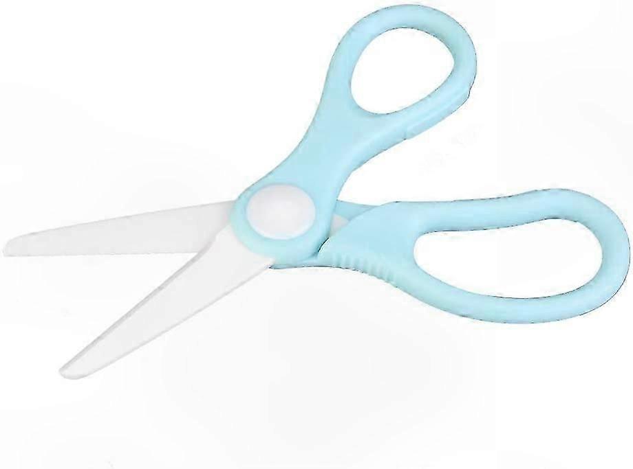Compact Ceramic Kitchen Shears for Food Cutting (Blue)