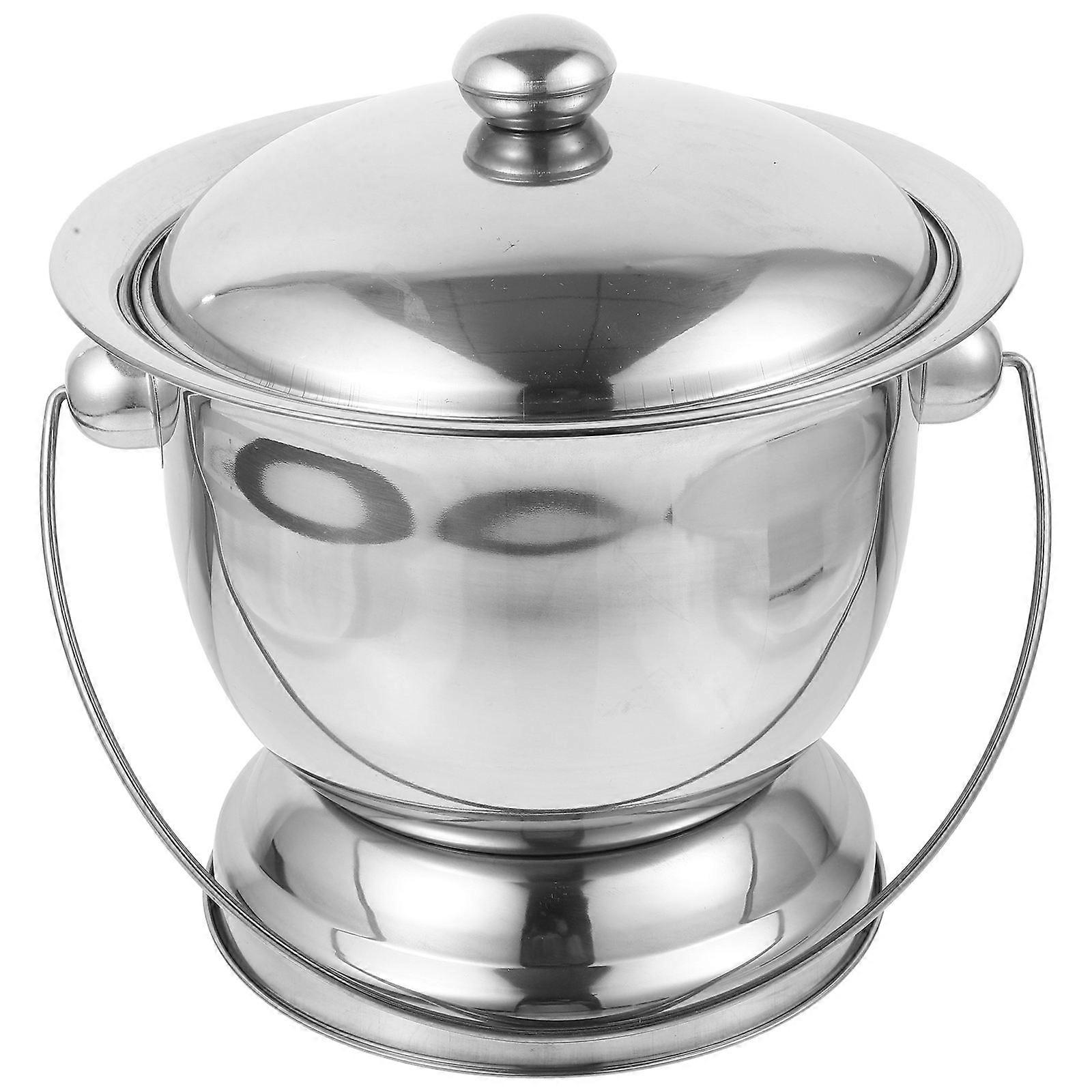 Portable Unisex Spittoon with Lid – Durable Urine Jug for Patient Care, for Adults and Elderly, Home Use Convenience