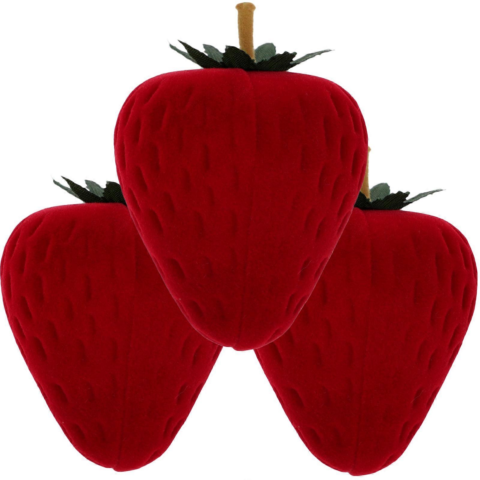 Strawberry Box, Ideal for Wedding Rings, Secure and Durable Design