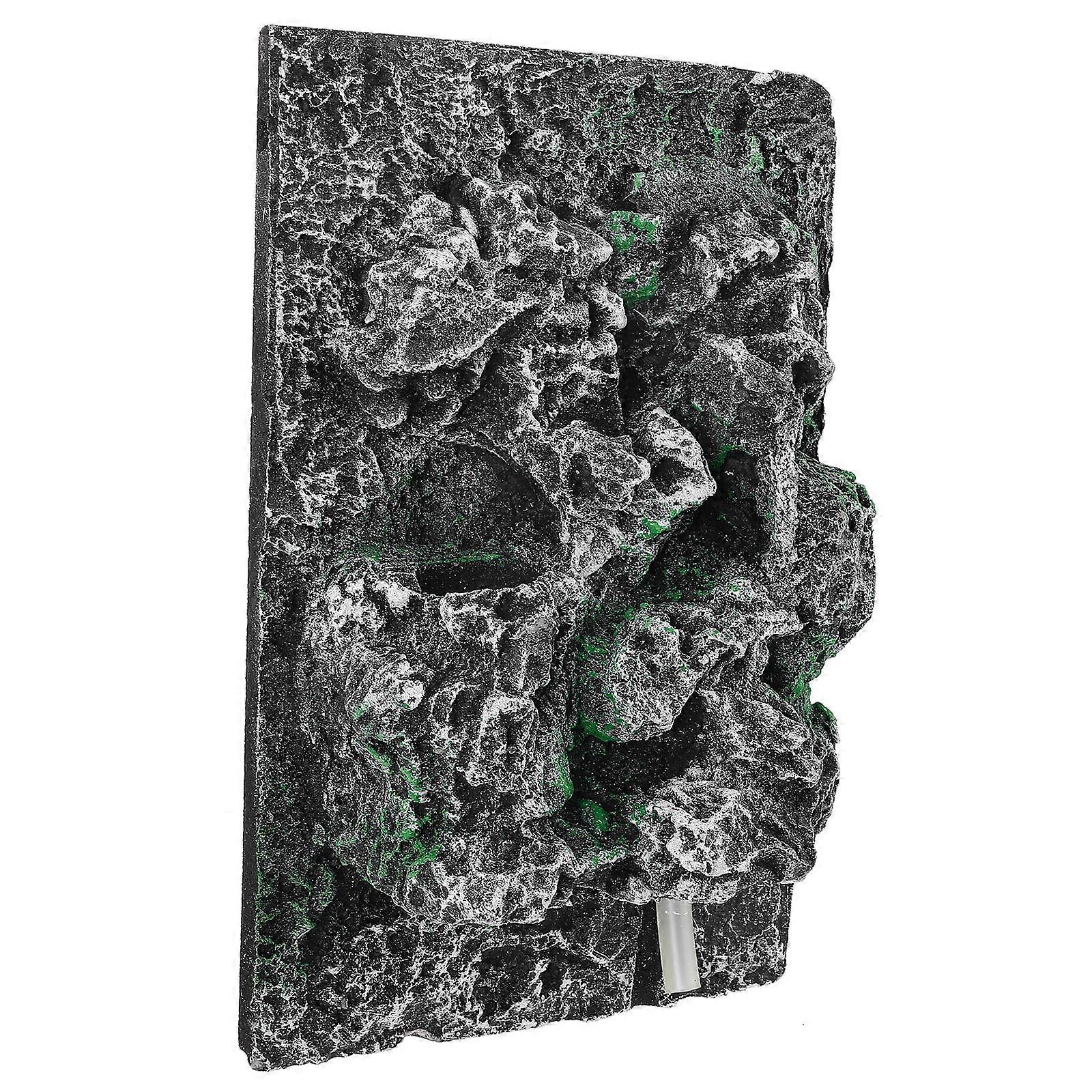 Aquarium Background For Turtle 3D Texture Decorative For Reptile Tank 11.4X7.1X3.9In Ideal For Pet Owners 1Set