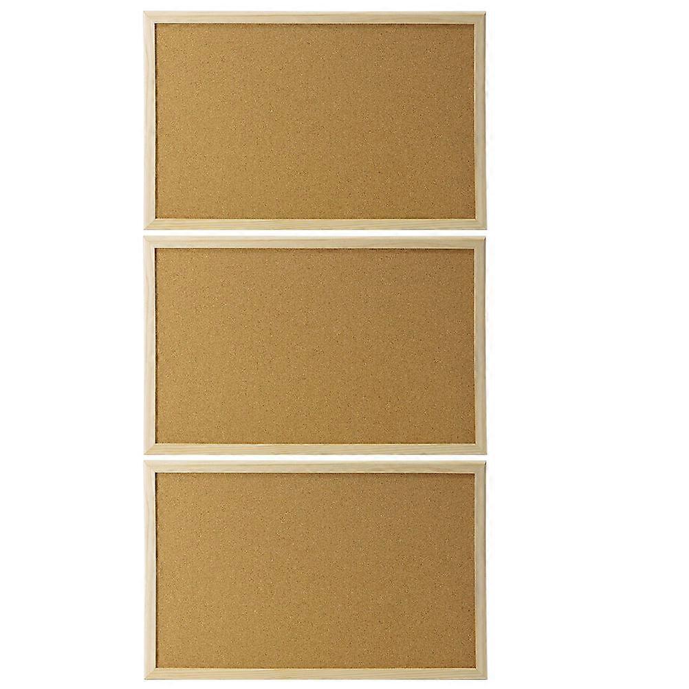 Framed Pine Cork Bulletin Board for Home Office Photos Notes Tack Board Nursery Use