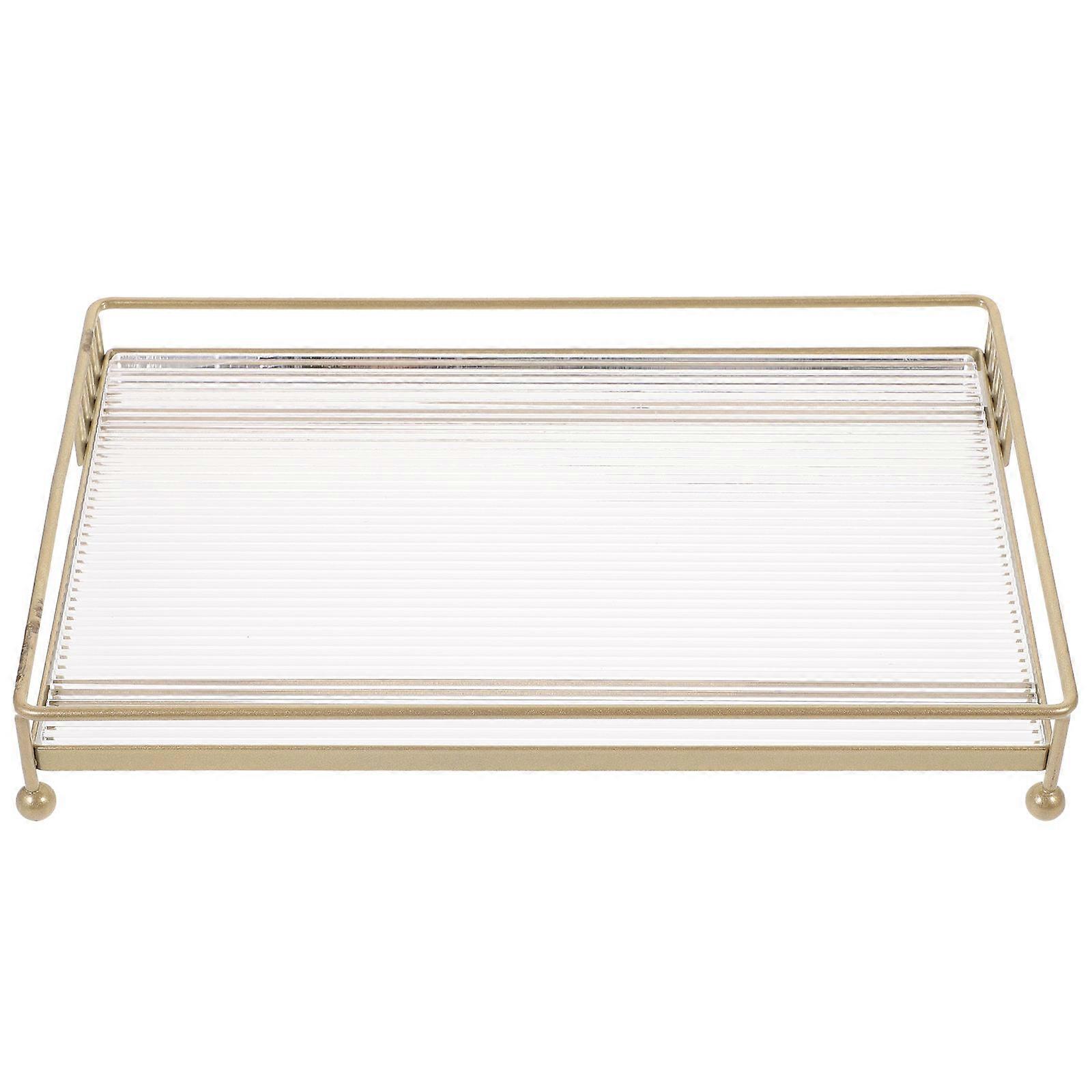 Golden Storage Rack for Home Use with Strong Bearing Capacity and More Piece