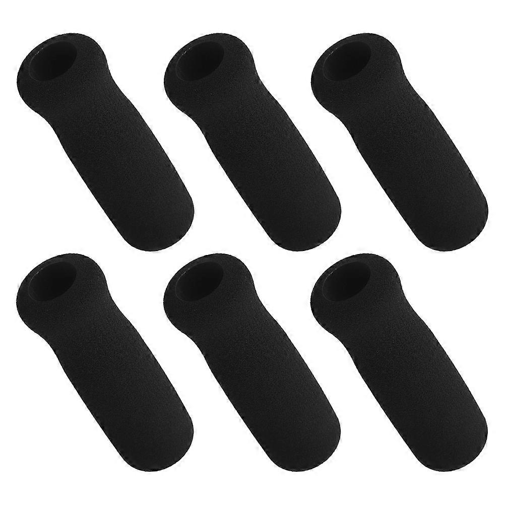 6pcs Foam Crutch Handle Grips, Comfortable & Non Slip Design for Walking Canes & Shopping Baskets, Ergonomic Grips for Elderly