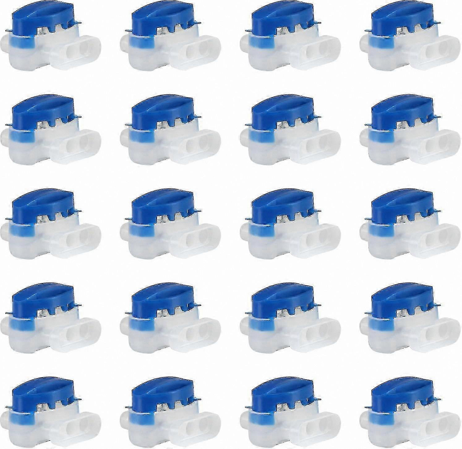 20-Pack Resin-Filled Connectors for Robotic Lawn Mower Cables