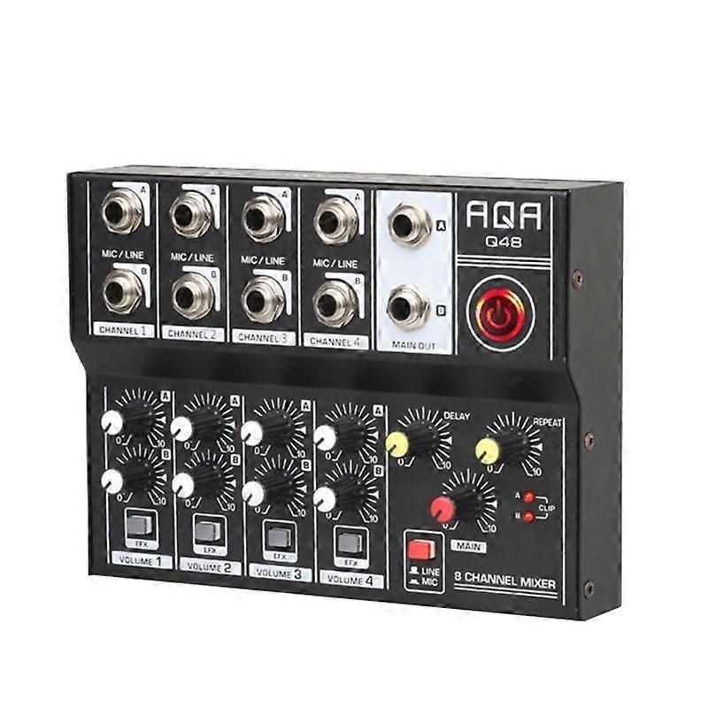 AQA 8-channel Mixer Microphone Effector