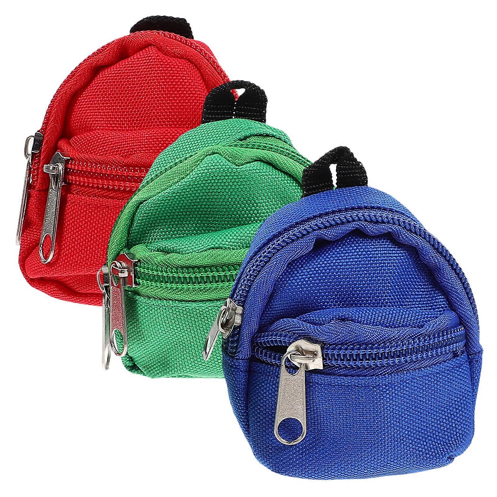3Pcs Mini Dollhouse Backpack Cute Design Ideal For Decor And Photography Props For Children With Simple Style And Modern Design