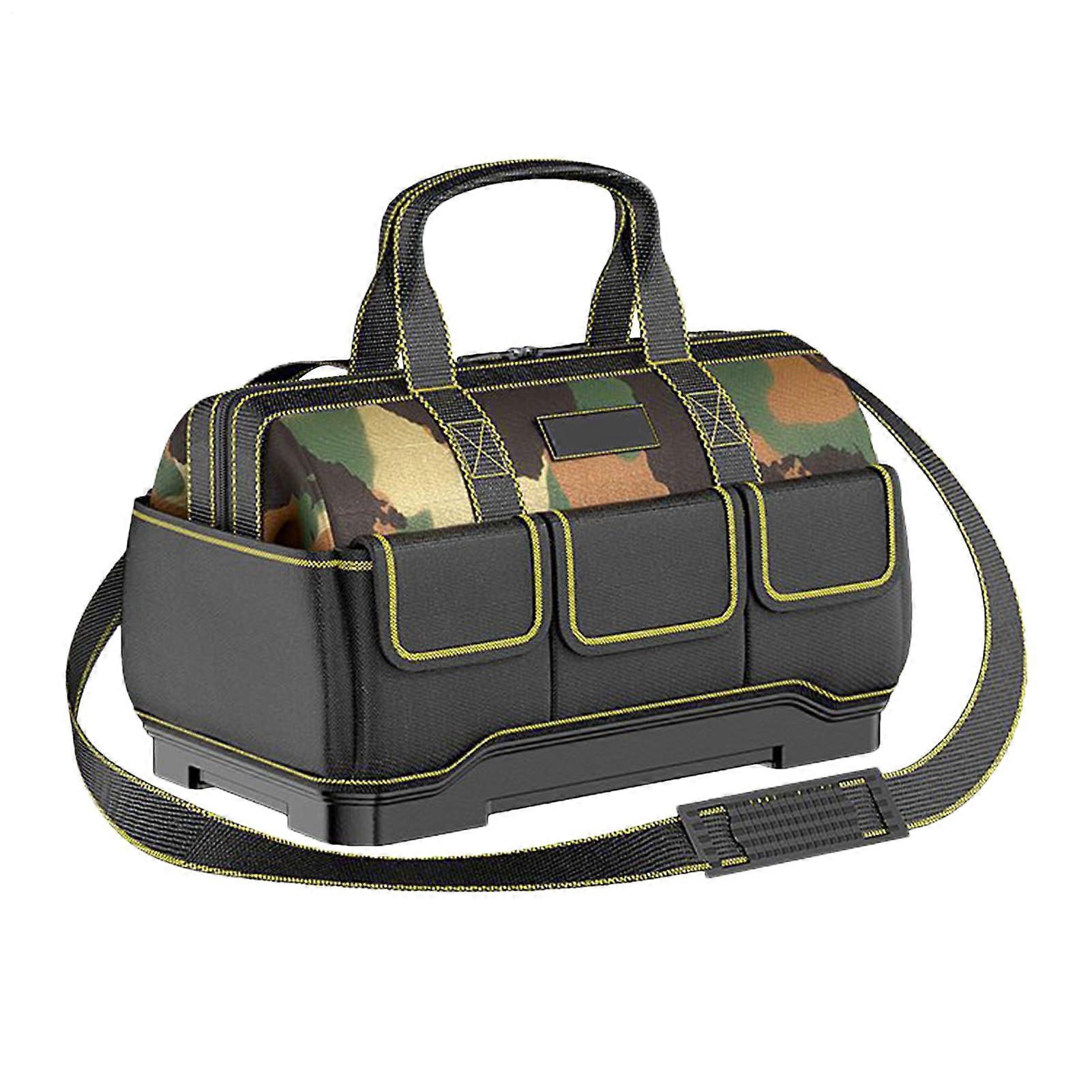 Waterproof Expandable Tool Bag with Multiple Pockets for Electricians, Mechanics & Work