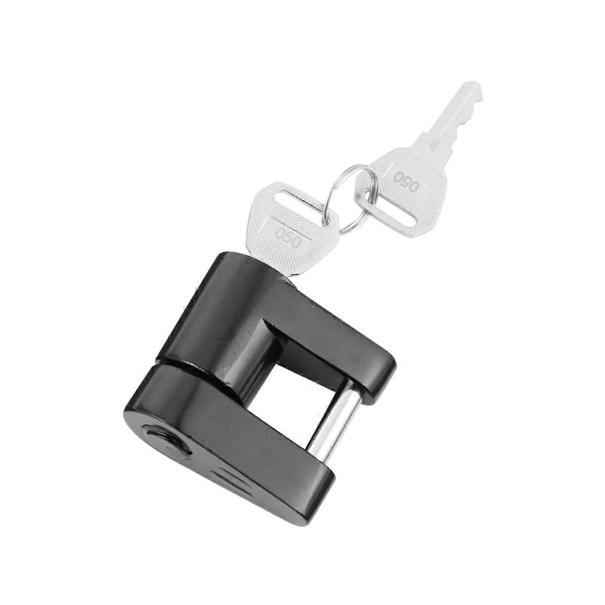 Trailer Tongue Coupler Lock Made of Zinc Alloy With Pin Diameter, Secure AntiTheft Protection for Motorhomes and Boat Trailers Including Keys