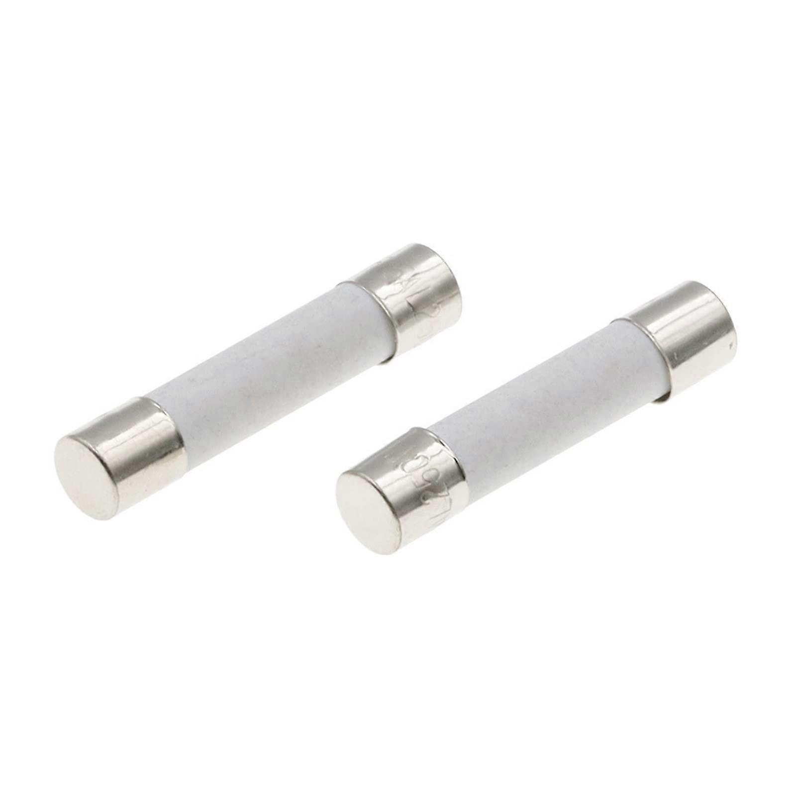 Fast Ceramic Fuse 10 Pieces 5 x 20 mm & 6 x 30 mm 250V 0.1A to 16A Sizes Include 2A 6 x 30 mm for Electrical Applications