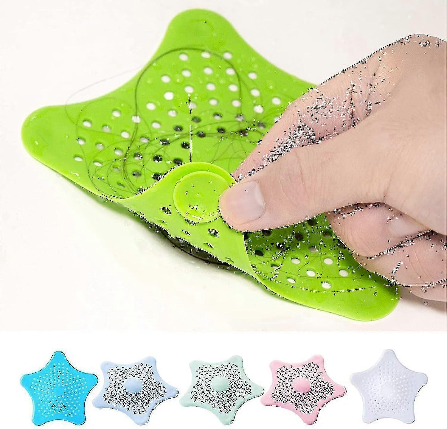 6-teiliges Set Silikon-Abflusssieb, Küchenspülensieb