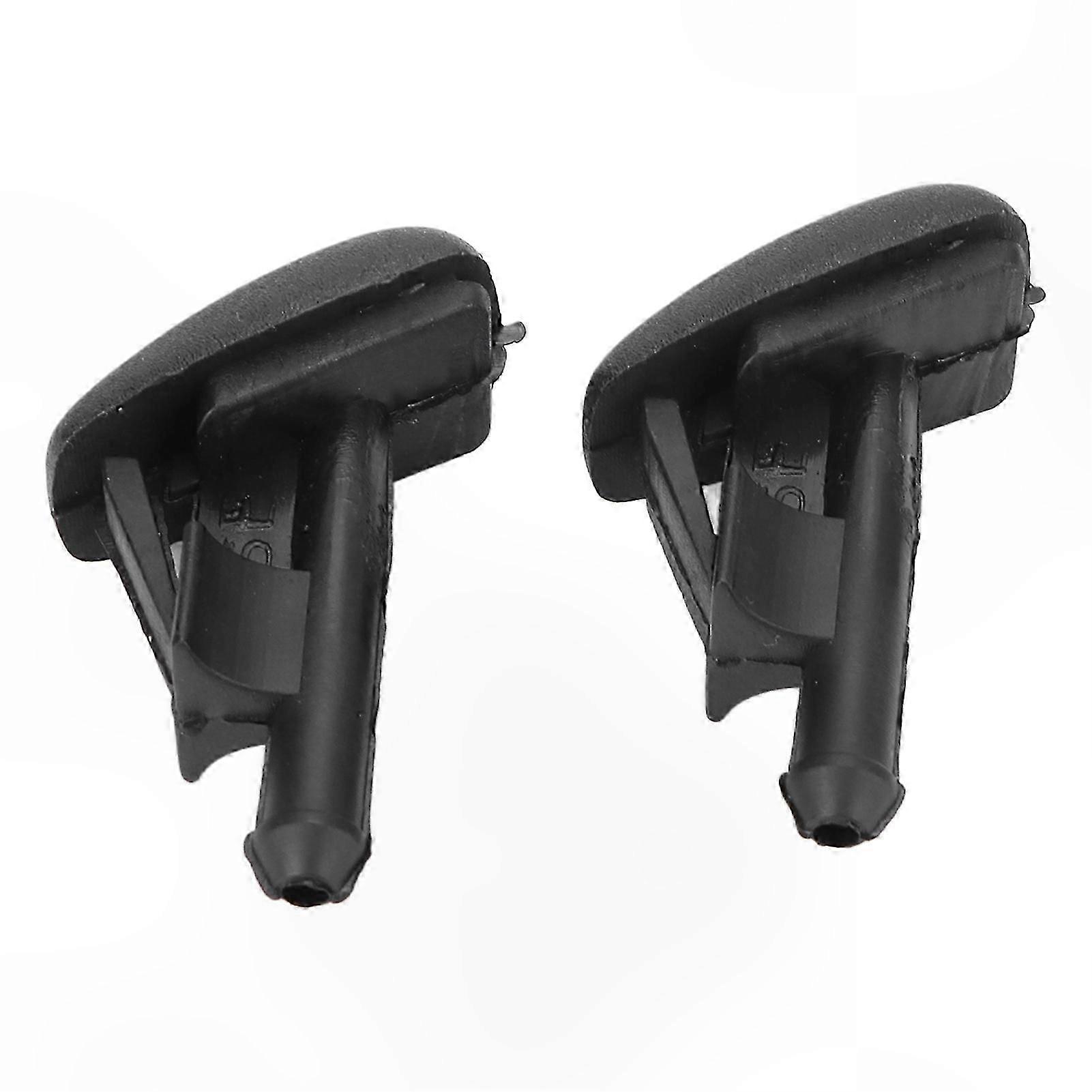 Front Windshield Washer Nozzle Replacement for Automotive Use, 1 Pair, Durable Accessory for Washer Pump System Compatibility