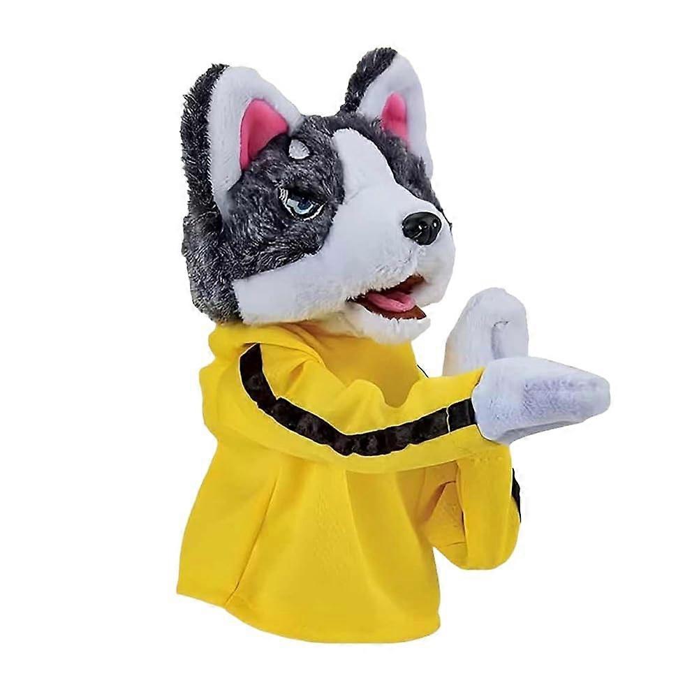 Boxer Dog Hand Puppet Hand Puppets for the Whole Family, Toddler Toy With Sounds and Boxing Action, 1 Piece
