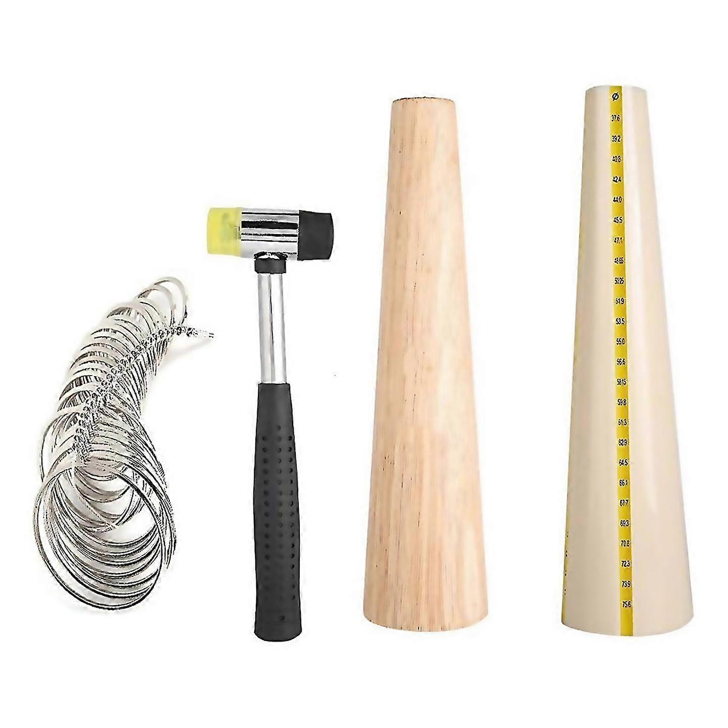 For jewelry making tools set mandrel sizer bracelet measuring hammer