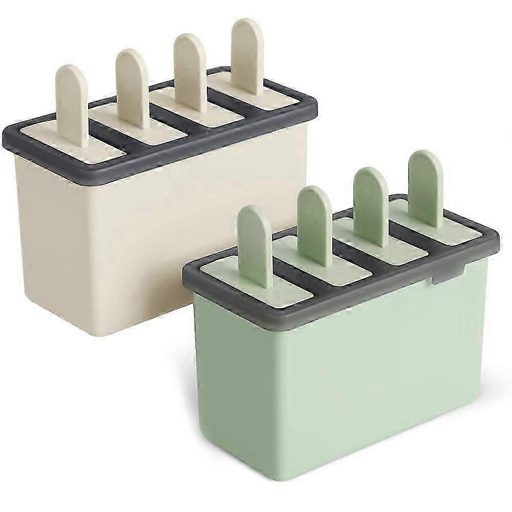 2x4 Grid Reusable Popsicle Molds for DIY Ice Cream and Frozen Snacks
