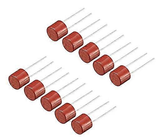 Miniature Cylinder Fuses 1A 250V Red Pack of 10 Slow Blow Pot Fuse for Electrical Applications