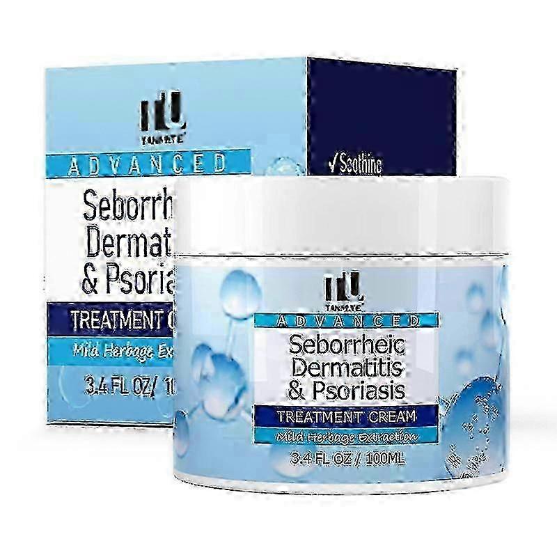 Scalp Treatment Cream and Shampoo: Relieves Seborrheic Dermatitis, Psoriasis, and Itching, Soothes Dry Scalp