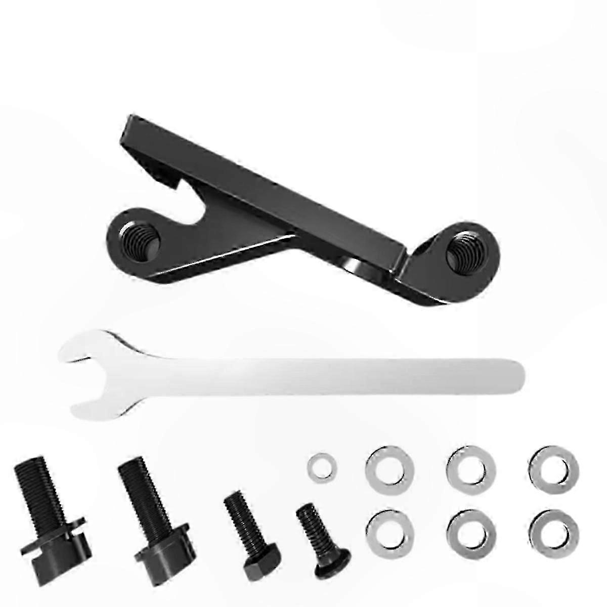 Bike Brake Adapter for 160-180mm Rotor Mount Conversion on Frame and Fork Setup