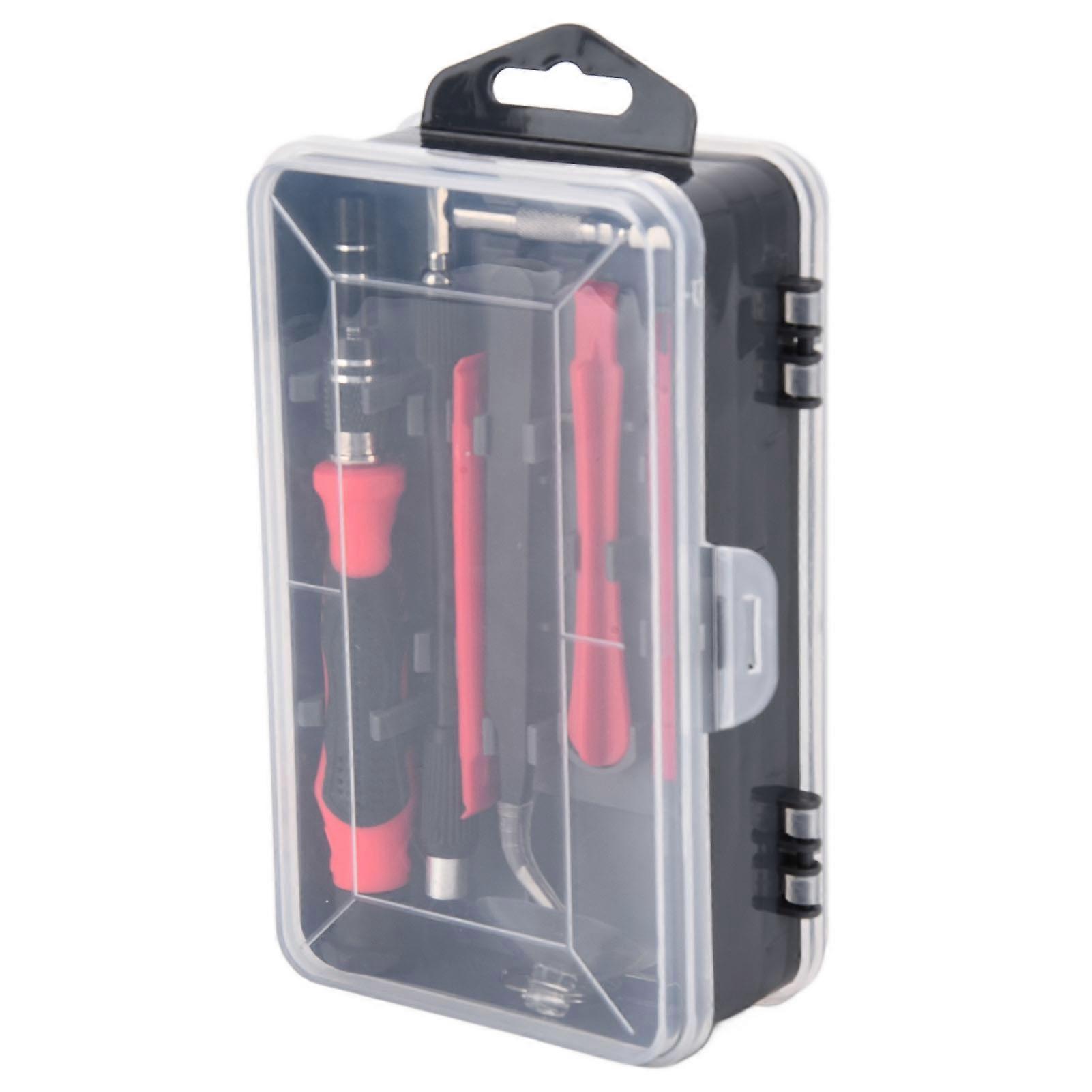 115 in 1 Screwdriver Set Magnetic Accuracy Multifunctional Bits Electronics Repair Tool KitRed 