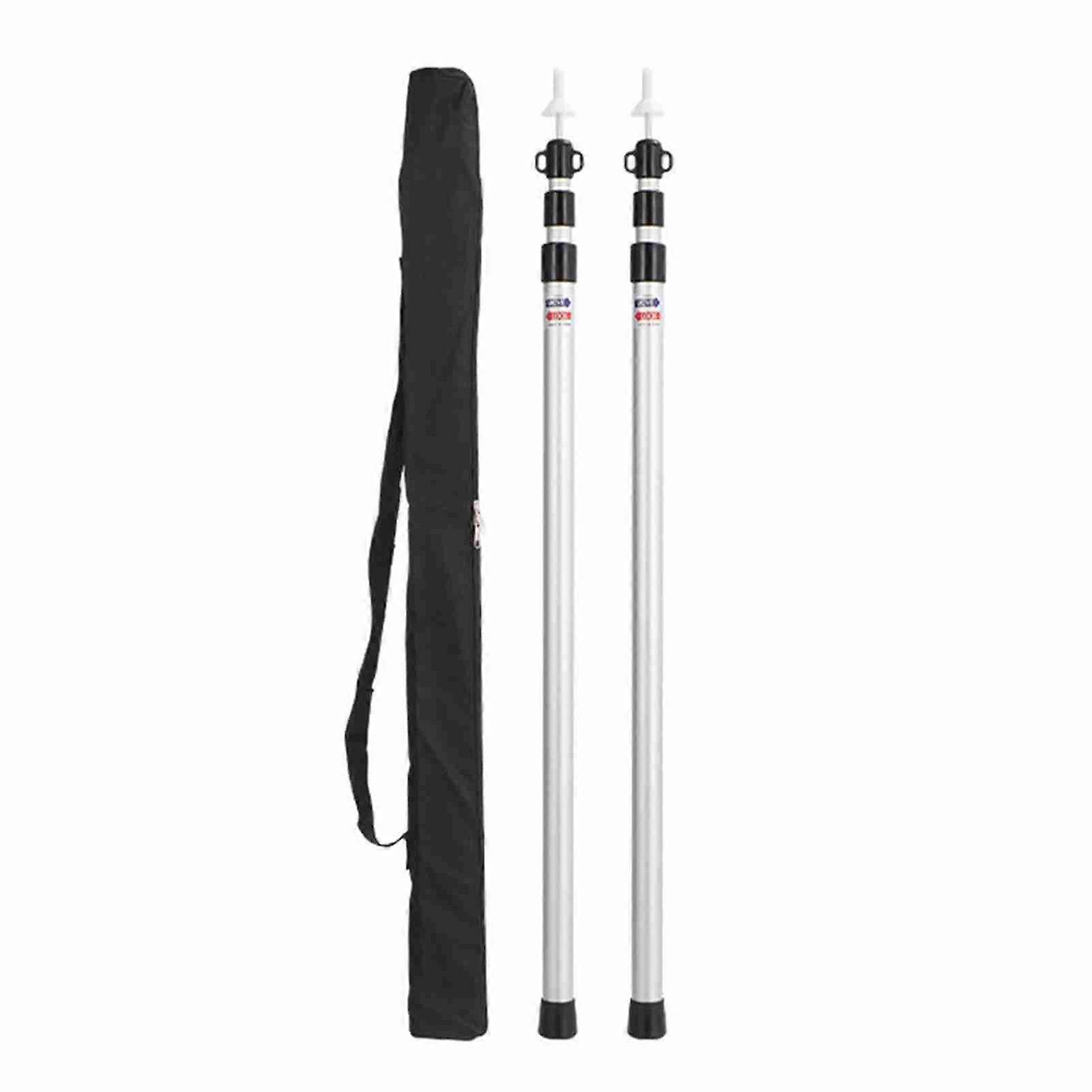 خيمة تلسكوبية دعم قضيب شاطئ مأوى المظلة رود سمخنة سبائك الألومنيوم المظلة دعم قضيب ملحقات التخييم في الهواء الطلق لمظلة الخيمة