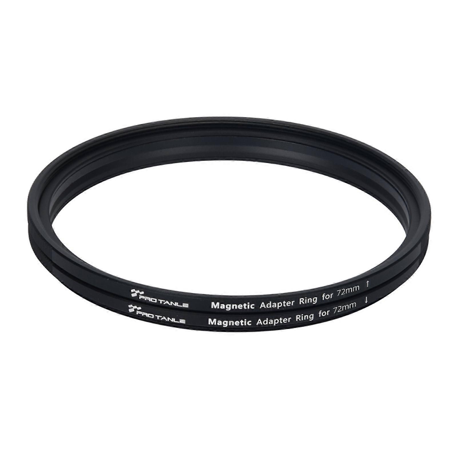 PRO TANLE Magnetic Filter Adapter Ring Kit 72mm Ring Adapter for Filter and Lens Magnetic Adapter Ring for Converting Thread Filter to Magnetic Filter
