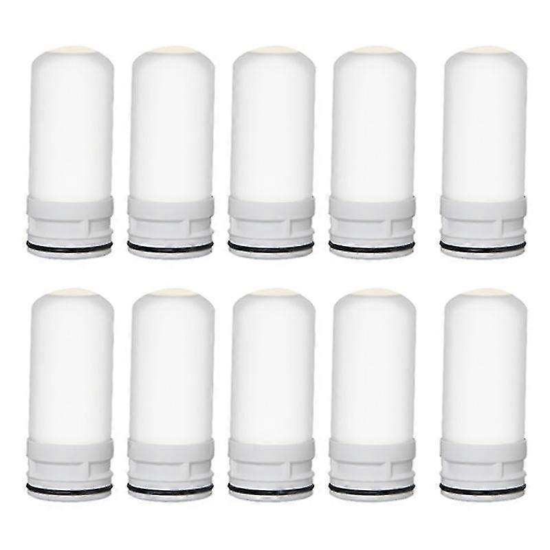 10 PCS Faucet Water Filter Ceramic Replacement Remove Practical Durable