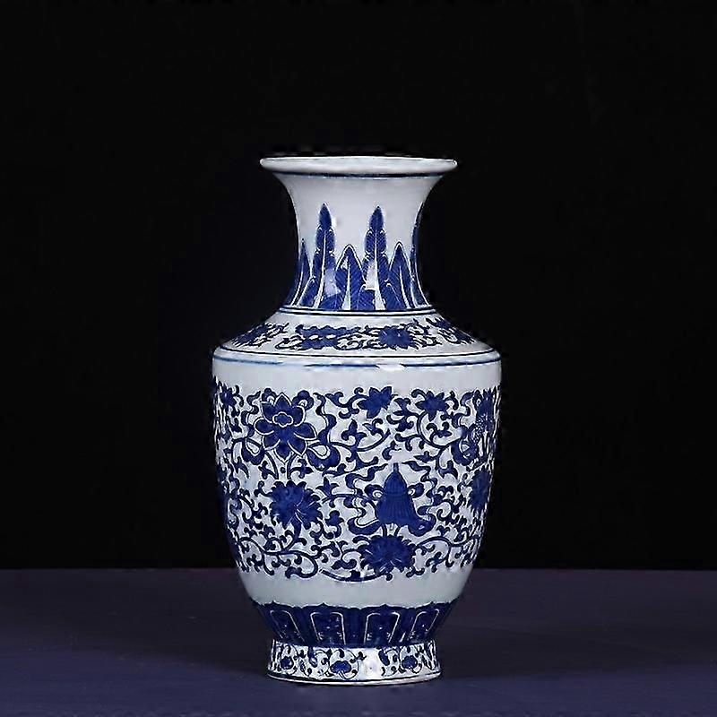 Eight Treasures Bell-shaped Vase