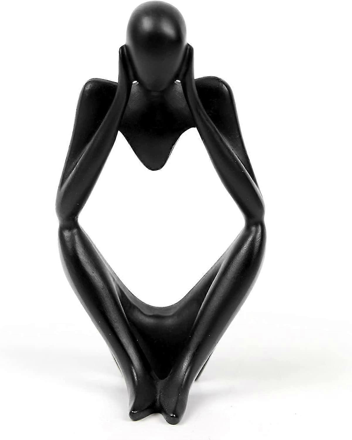 Resin Thinker Style Abstract Sculpture Statue Home dcor Accents Collectible Figurines Home Office Bookshelf Desktop Decor