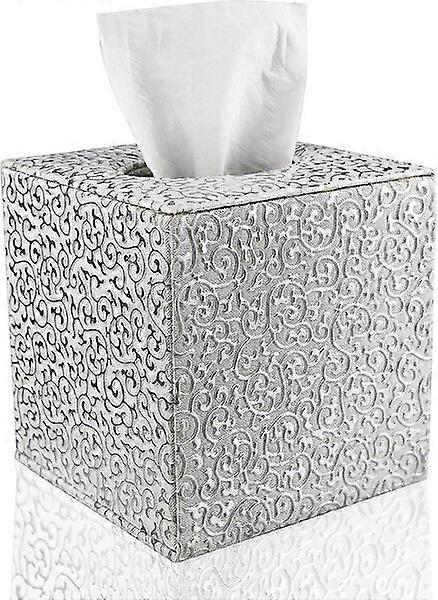 Tissue holder, square PU leather material, suitable for multiple scenarios