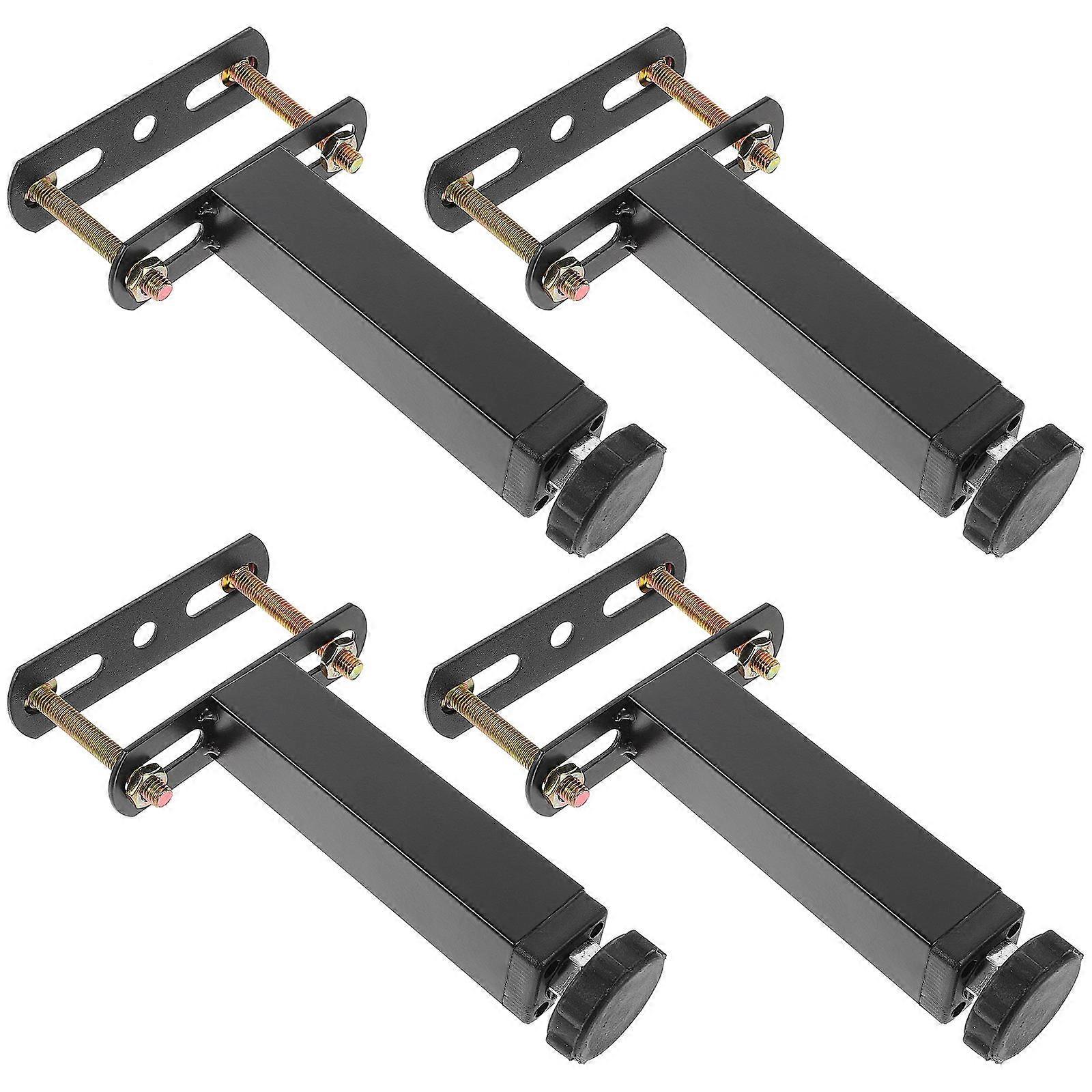 Bed Frame Support Legs Universal Design Square Tube Shape 15.50X11.00X3.00CM 1Set