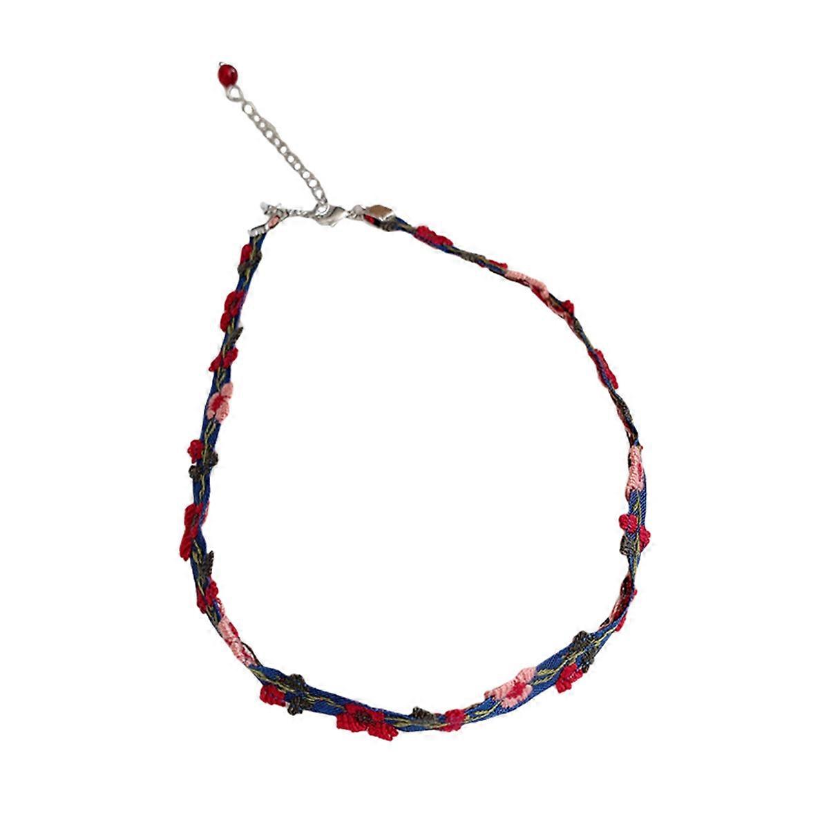 Choker Necklace Multi for Decor Featuring Vintage Necklace