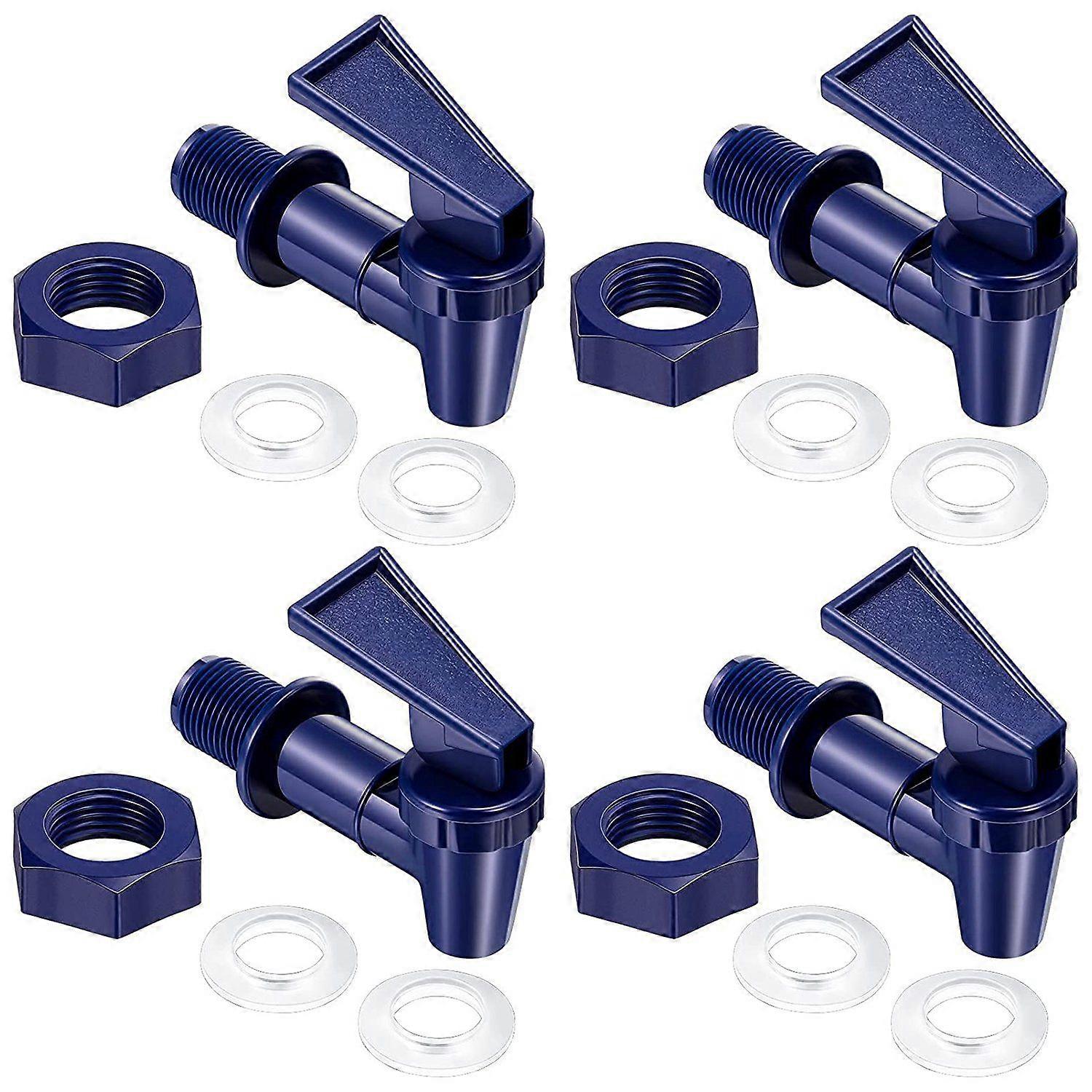 4 Pieces Replacement Cooler Faucet Water Bottle Jug, Dispenser Tap Set, Reusable Spigot Spout Water