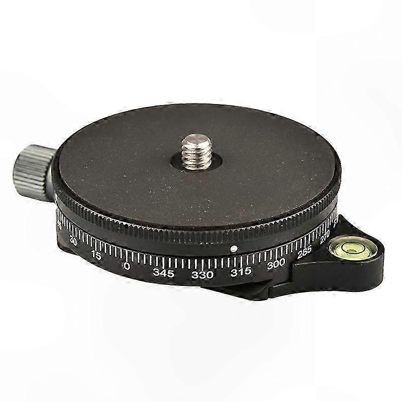 360-Degree Panoramic Panning Base with Arca-Type Plate for DSLR Cameras and Monopods