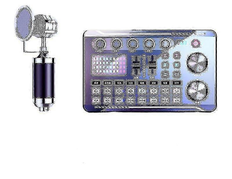 Microphone. With Sound Card Processor Set. Wireless Bluetooth Media Streaming Player. Suitable For P